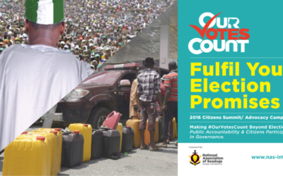 Ensuring #OurVotesCount beyond Campaign promises: Education and Awareness for Citizens’ Participation in Governance after elections