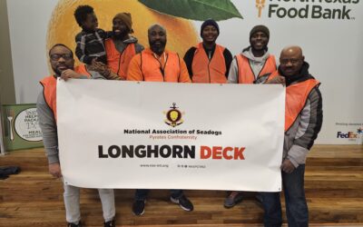 NAS Longhorn Deck Supports Human Rights Day at the North Texas Food Bank